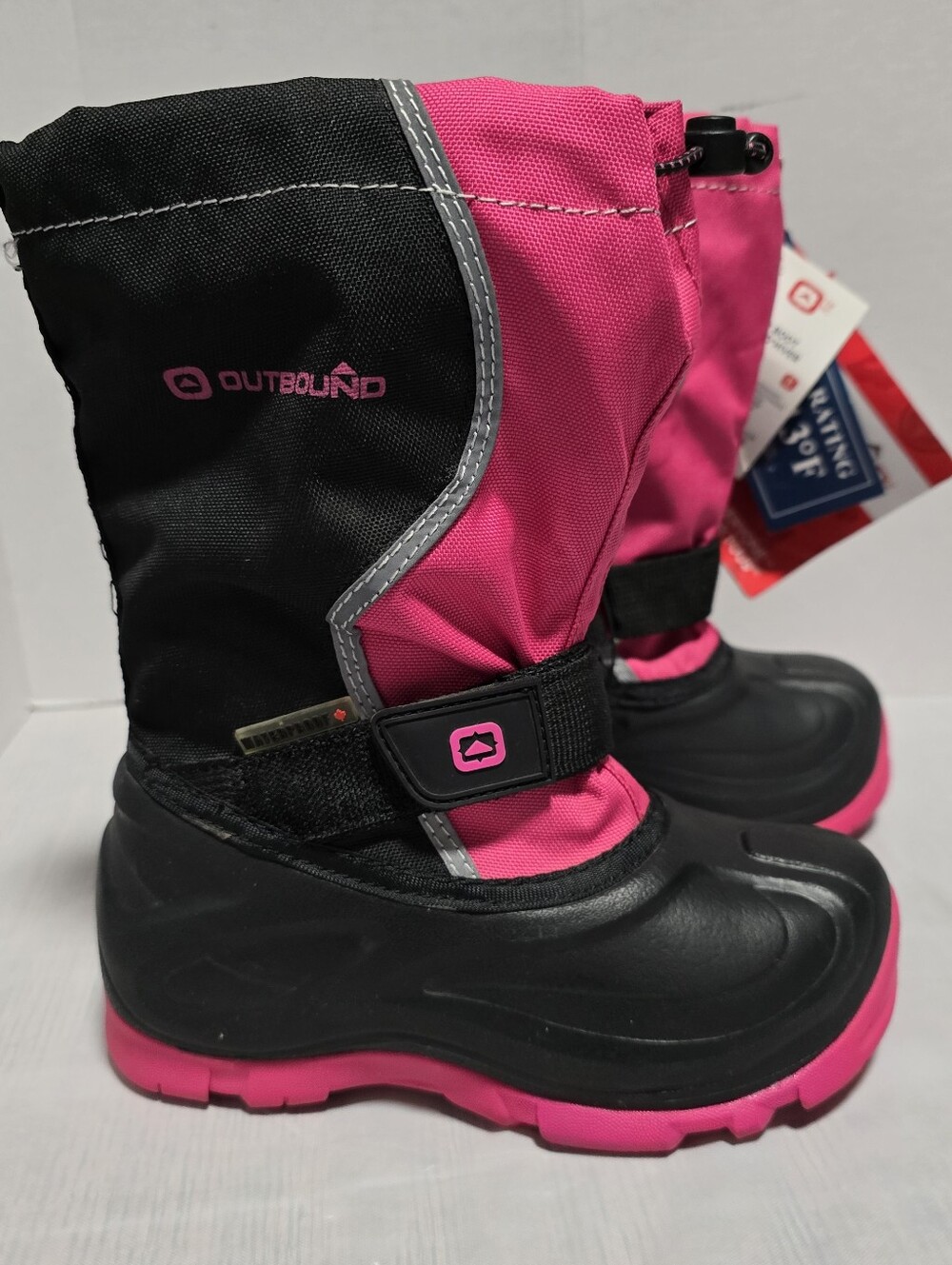 NWT Sz 11. Outbound H2O Insulated Waterproof Kids Velcro Winter Snow Boots